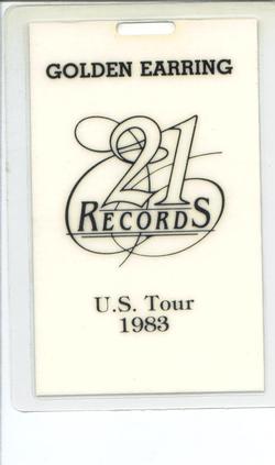 1983 US Tour pass
